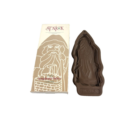 1993 Longaberger St. Nick Cookie Mold New 10.25"H - Picture 1 of 3